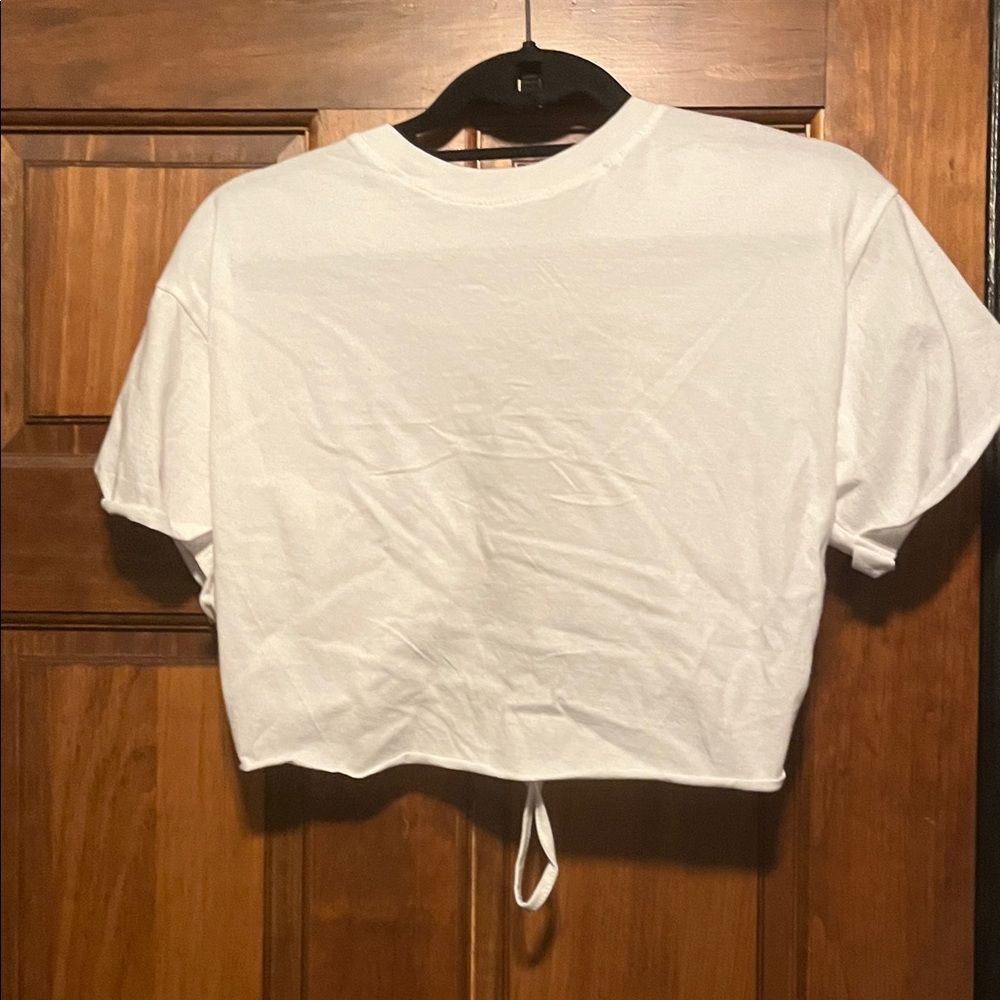 Marshalls Classic White Crop Top
